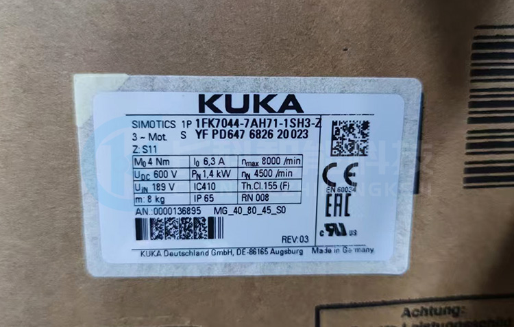 庫(kù)卡電機(jī)00-136-895 MG_40_80_45_S0 庫(kù)卡電機(jī)00-136-895 MG_40_80_45_S0